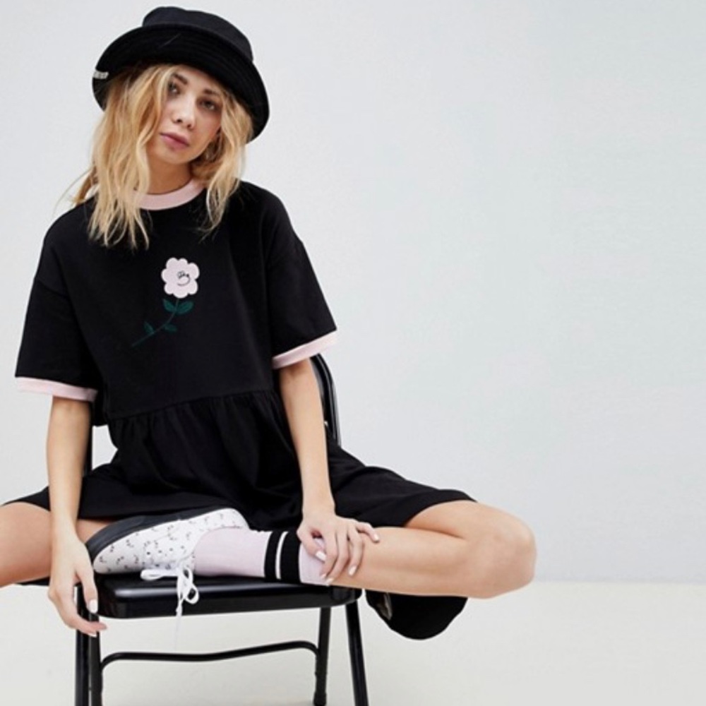 🌸 VANS X LAZY OAF 🌸 Floral Bear Dress